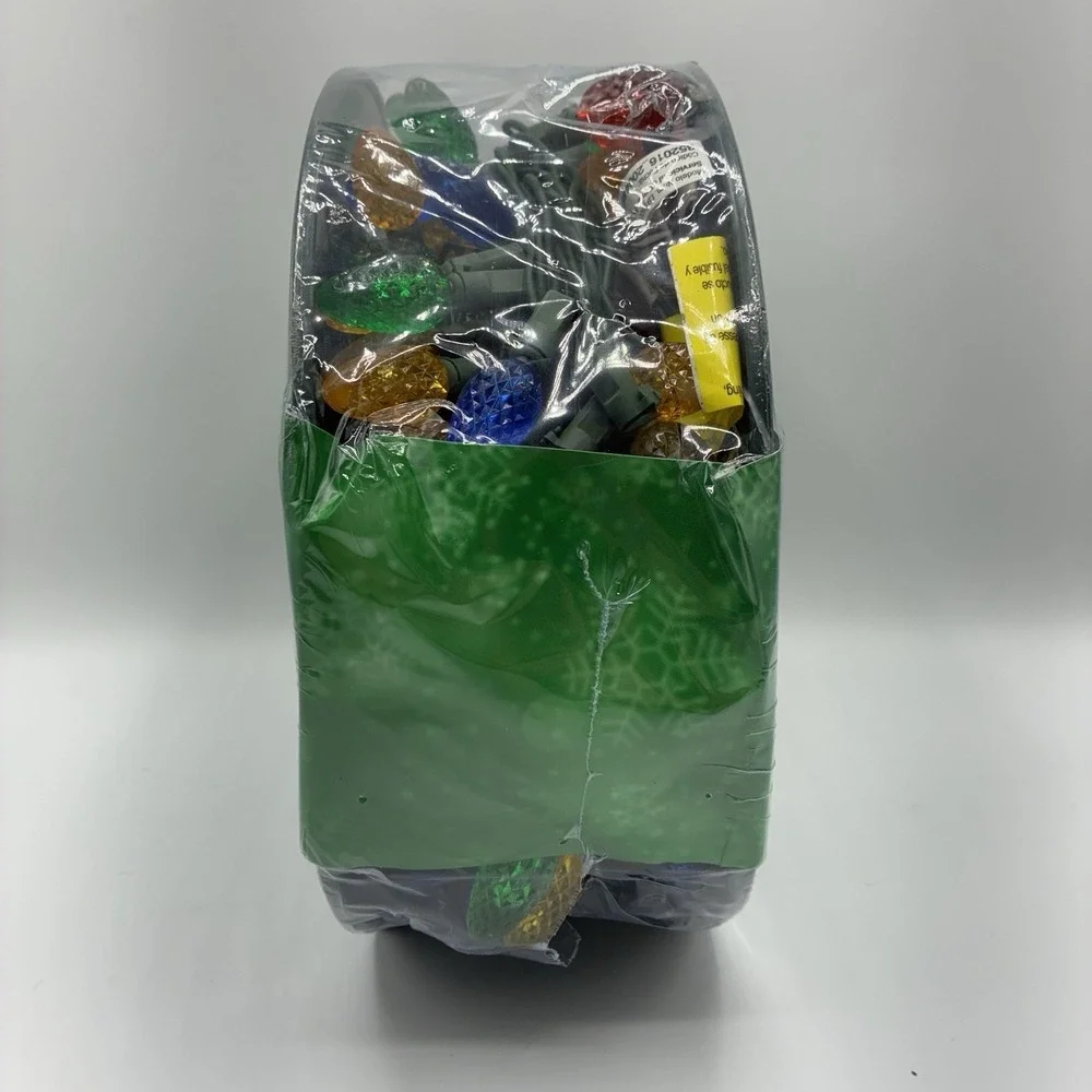 Home‎ Accents LED Lights 150 C6 Multi-Color Green Wire In A Roll 49.8 Ft Holiday